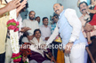 Farmer who prevented Major Train Tragedy felicitated by MLA Bava